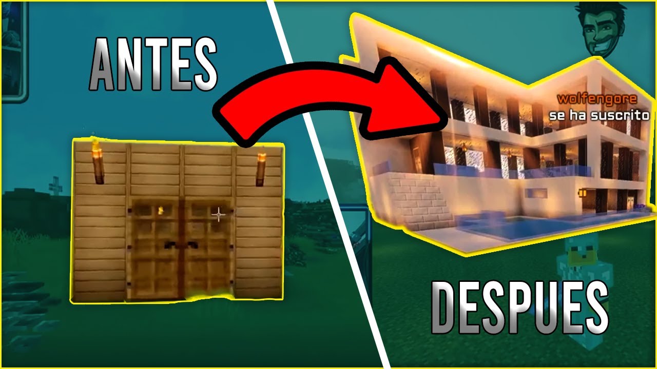 Evoluci&oacute;n casa de Auronplay / Karmaland