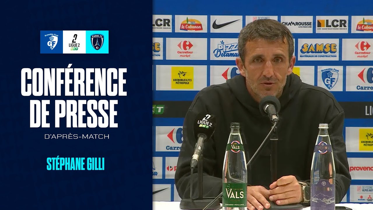 Grenoble Foot 38 - Paris FC : La conf' d'après-match du coach