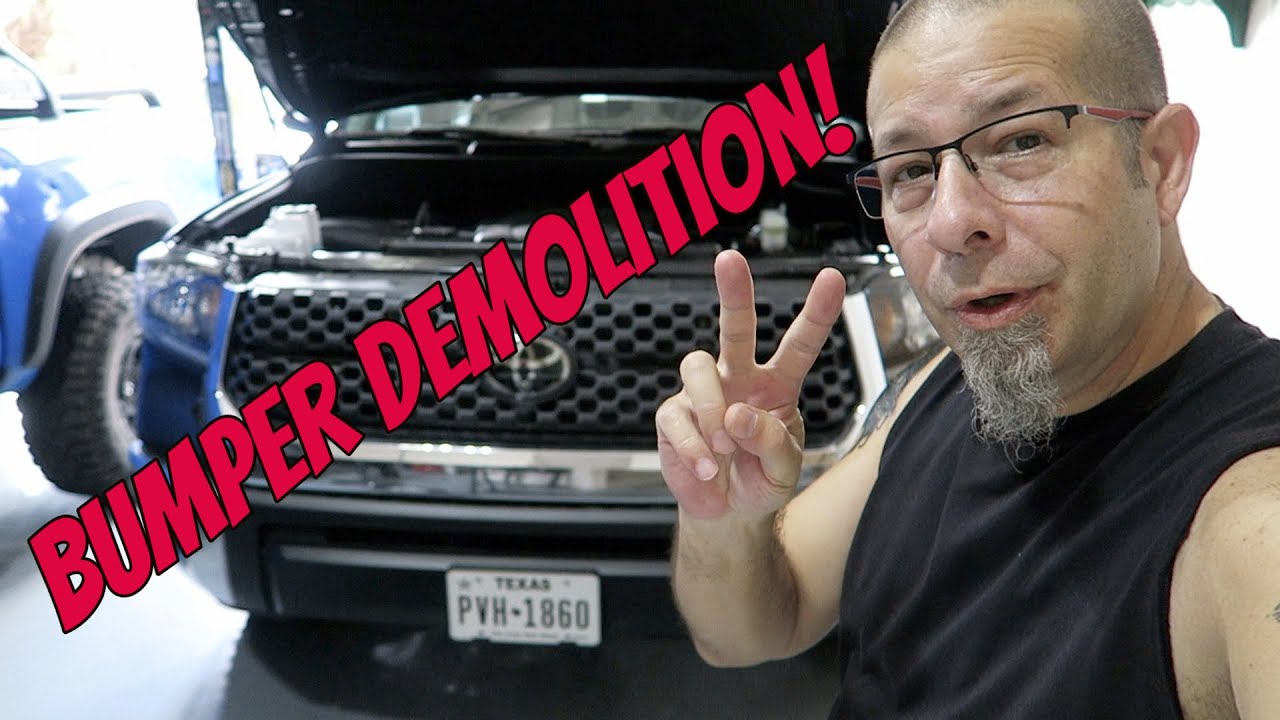Removing the Toyota Tundra Bumper for Two Awesome Mods