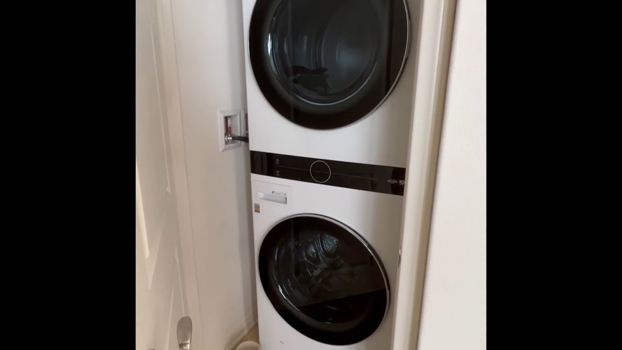 Cleaning LG washer tower - washer