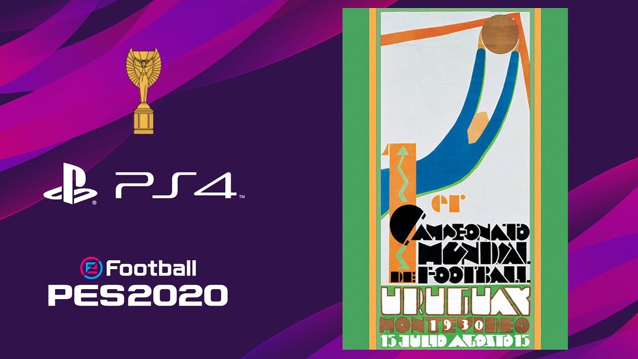 eFootball PES 2020 FIFA WORLD CUP URUGUAY 1930 OPTION FILE PS4