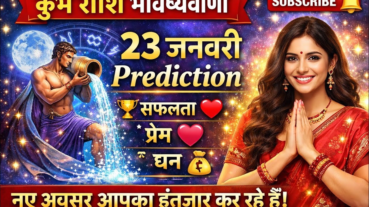 कुंभ राशि 😱 23 जनवरी का बड़ा संकेत | सफलता ❤️ प्रेम 💰 धन की बरसात |#Aquarius #KumbhRashi 