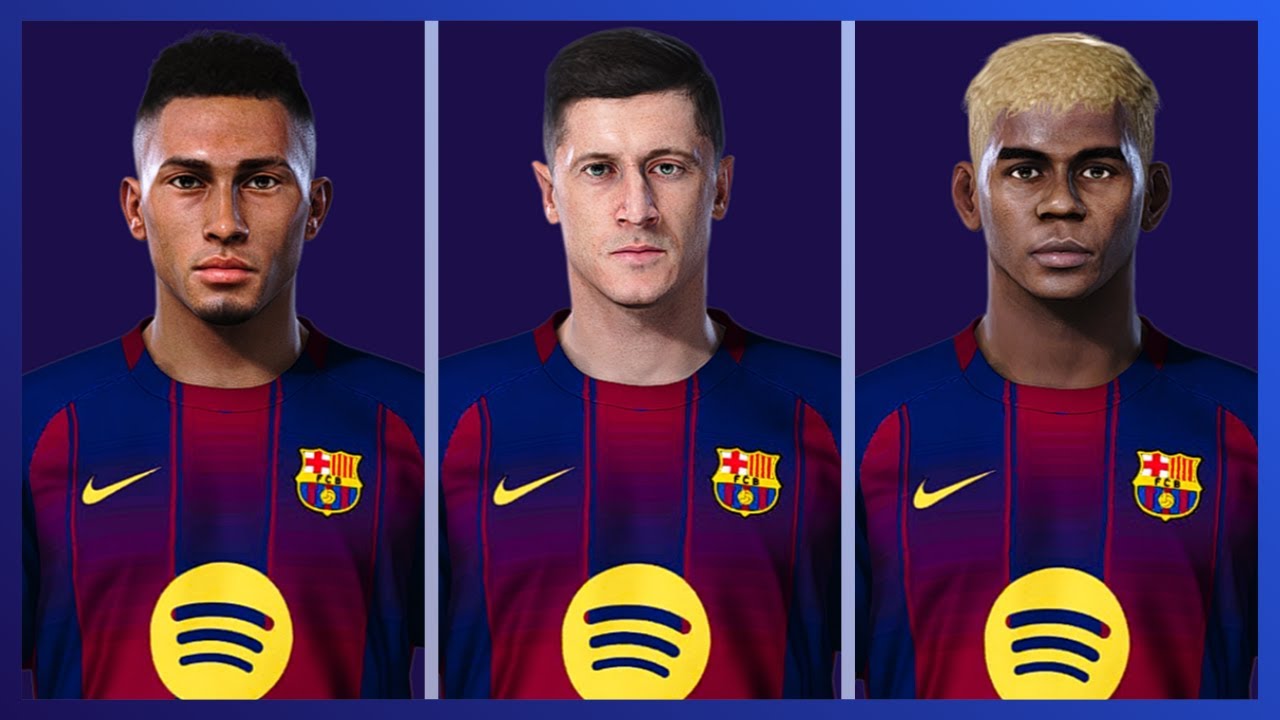 BARCELONA / PES 21 - Elenco 100% Atualizado 2025/2026