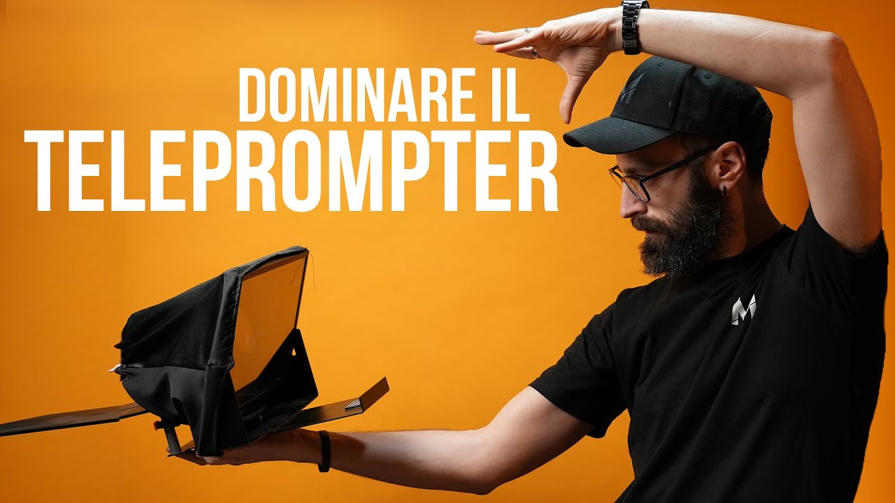 Come utilizzare il teleprompter (la guida definitiva) #teleprompter (nuovo video in descrizione)