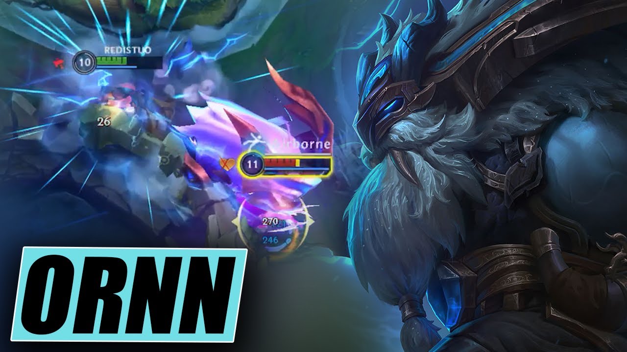 THUNDER LORD ORNN SKIN GAMEPLAY (BUILD & RUNES)