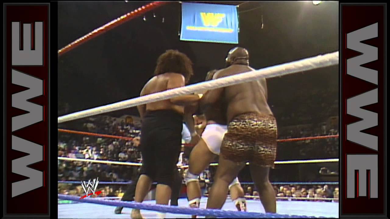 ПОЛНЫЙ МАТЧ — Wrestling Challenge 1987 — Can-Am Connection против Камалы и Сики