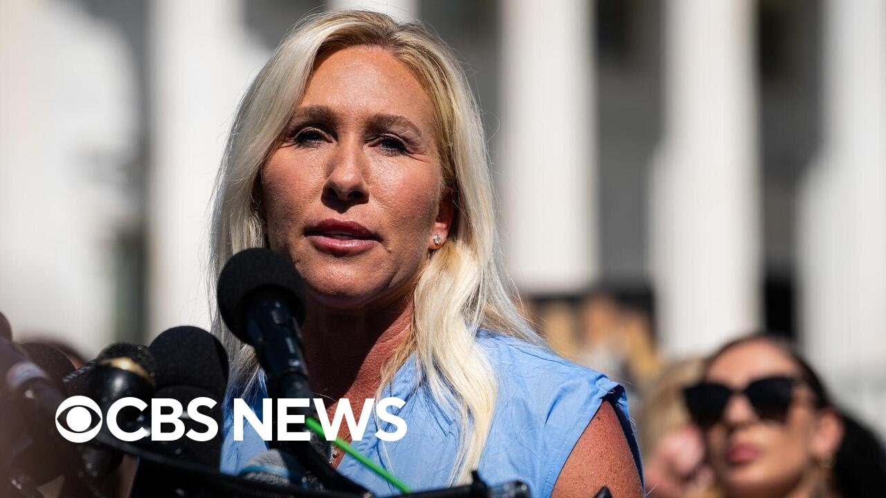 Marjorie Taylor Greene says she is facing threats amid Epstein files fallout, Trump pulling support
