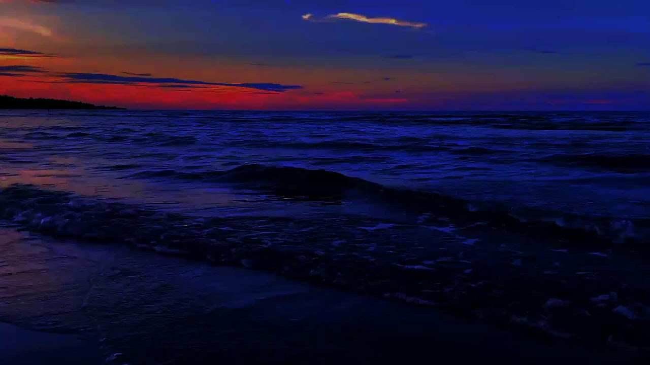 Ocean Sounds to Fall Asleep Naturally | Calm Night Beach Ambience