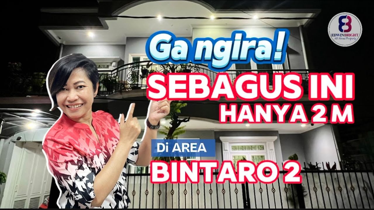 RUMAH DIJUAL AREA SEKTOR 2 BINTARO DALAM KOMPLEK HARGA MENARIK