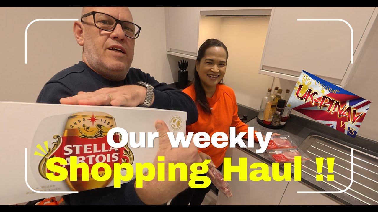 Our weekly shopping Haul in the UK (Mr C`s company pays for it all)