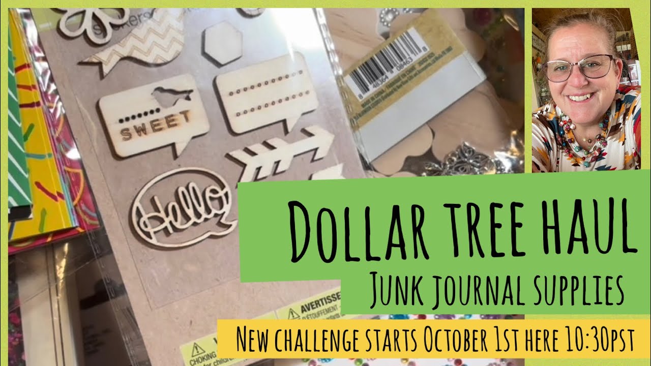 Dollar Tree Haul перевозит ненужные материалы для журналов и религиозные журналы