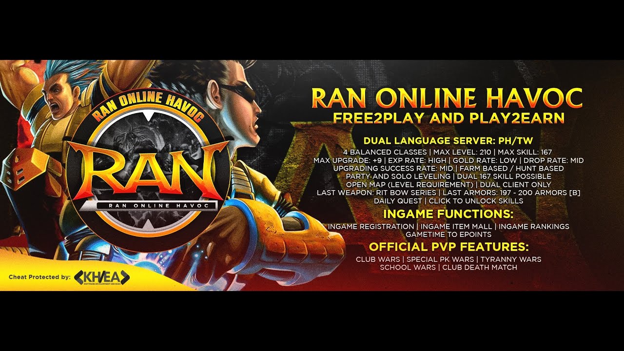 Ran Online 210 [ HAVOC ] Dex Int Brawler PK Sync ~~