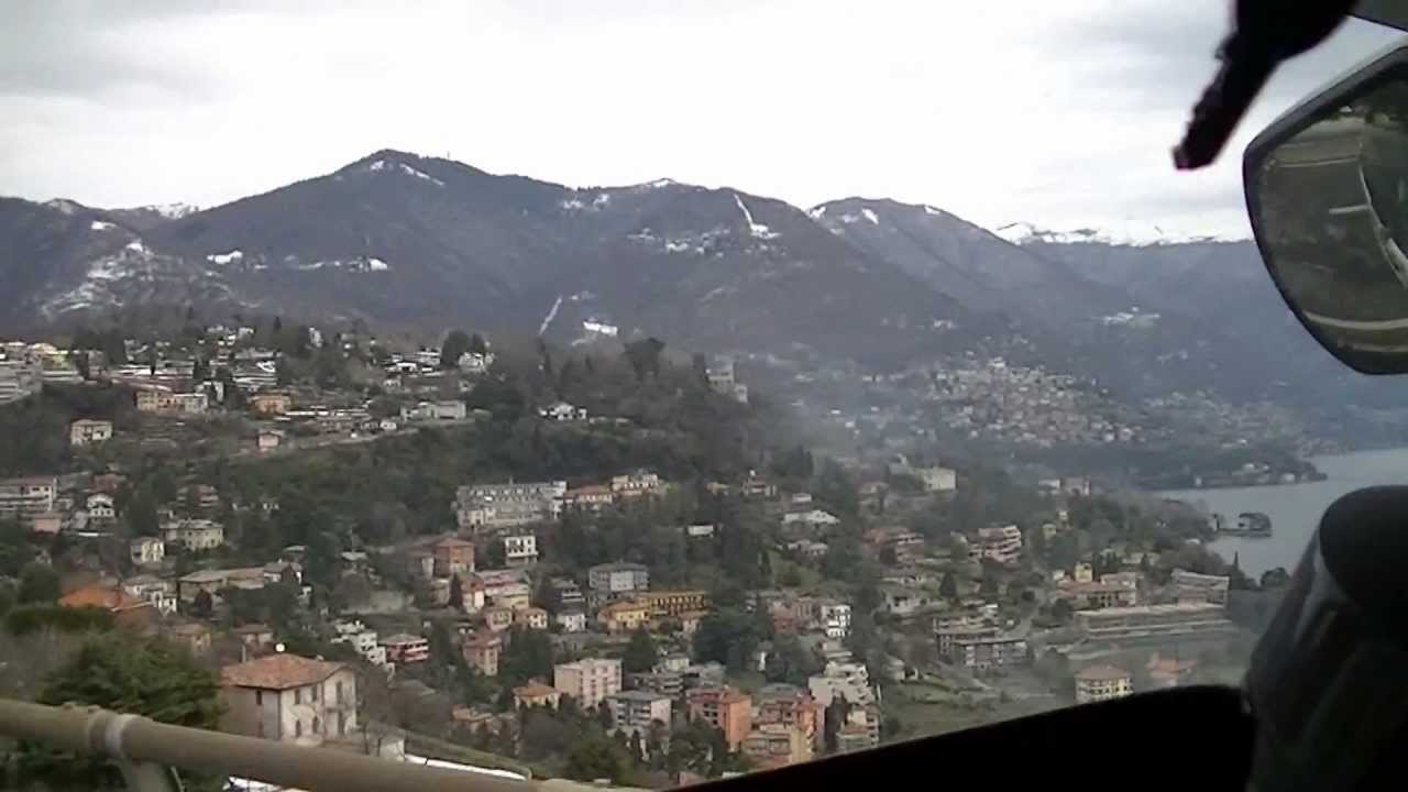 como richtung schweiz. Comosee, Sch&ouml;ne aussicht. LKW