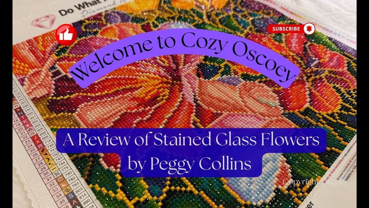 Diamond Art Club Stained Glass Flower Review