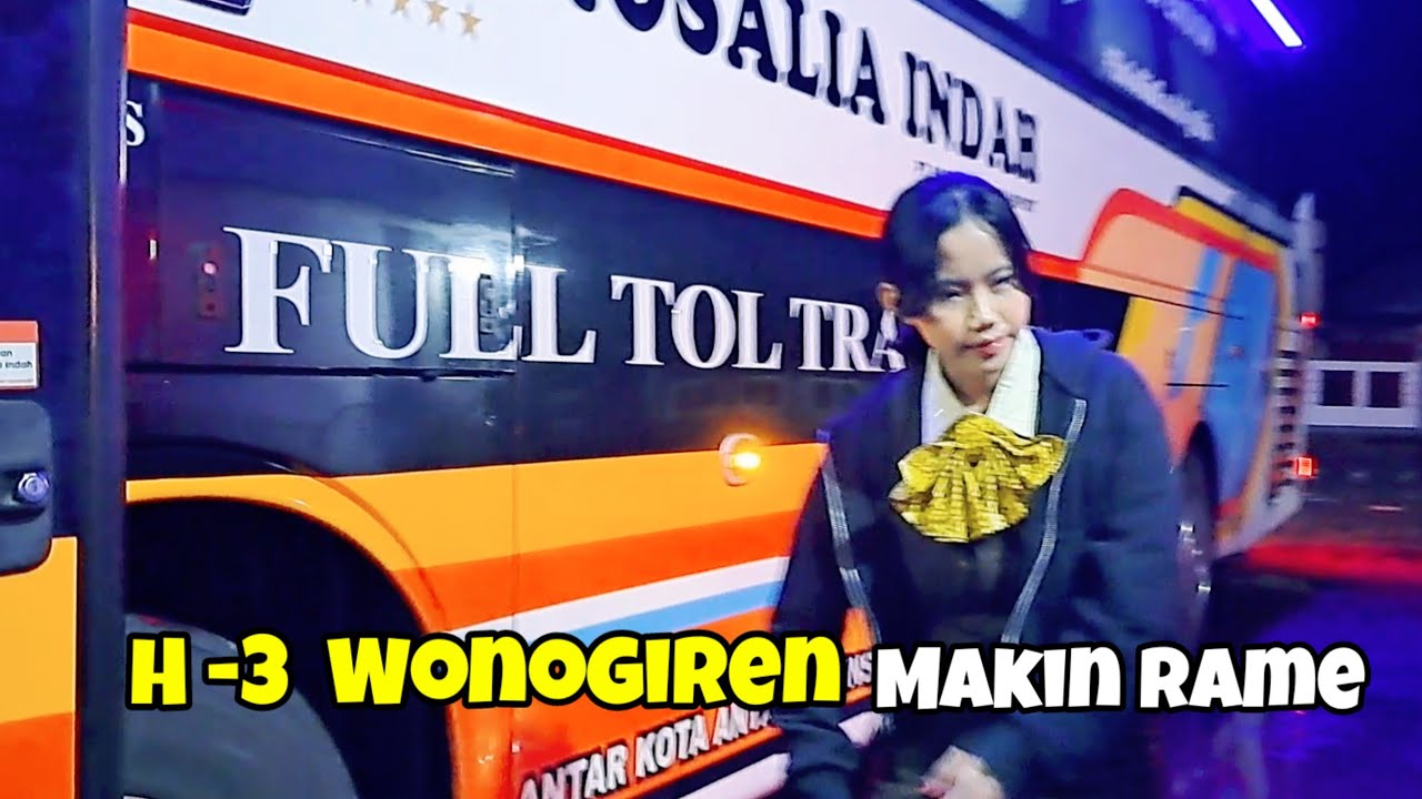 H-3 Ada Pramugari Fresh se-Seger Penumpang Full 🤩 di Terminal Wonogiri