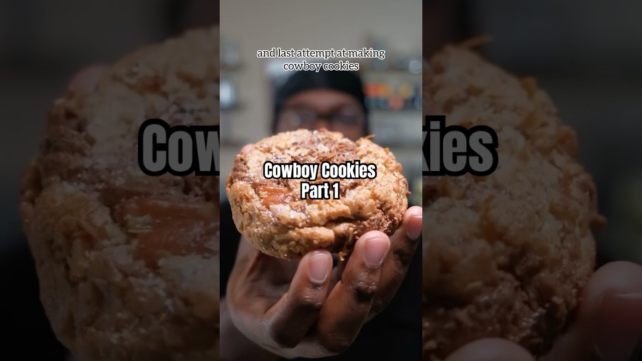 Ковбойское печенье, часть 1! #cookierecipe #cookiedough