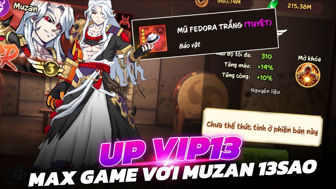 Hơi Thở Mặt Trời #9 - Ăn Mừng Vip13 Lên Ngay Muzan 13Sao , Sức Mạnh Của Nhà Vua Meta Hiện Tại !