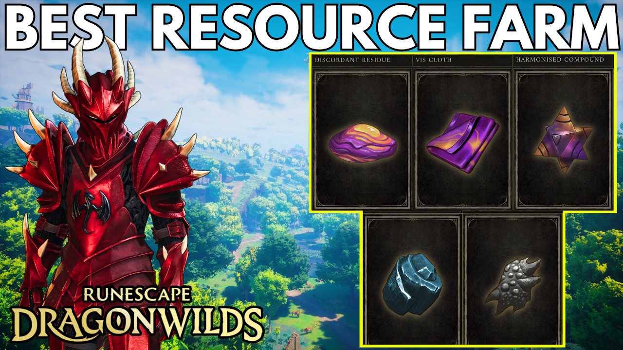 RuneScape Dragonwilds: Лучший способ фарма ресурсов и скипы в рейде