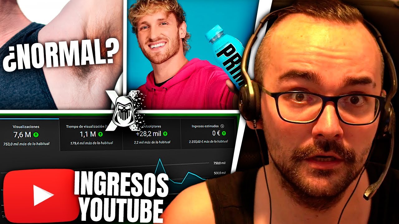 🔴 INGRESOS de YOUTUBE y MI EDITOR 💸 LOGAN PAUL INVESTIGADO ☕ SOBACOS y PELOS 💪🏼Charla Xokas