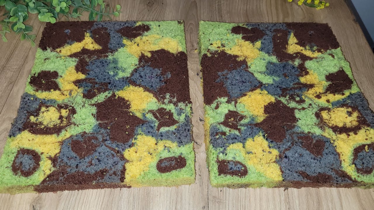 🍰Jak zrobić kolorowy biszkopt bez sztucznych barwnik&oacute;w🍰Mięciutki, puszysty i wilgotny🍰  #ciasto