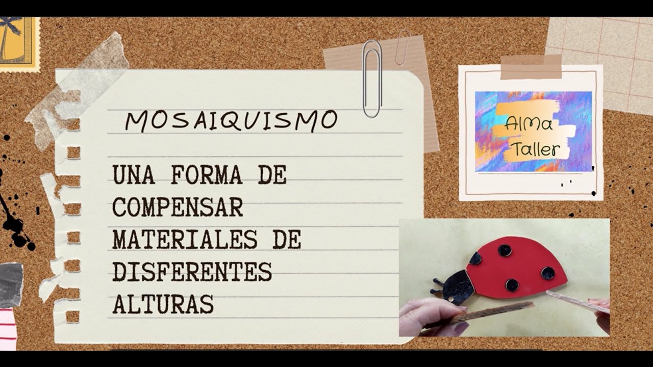 Mosaiquismo Compesacion de altura de distintos materiales