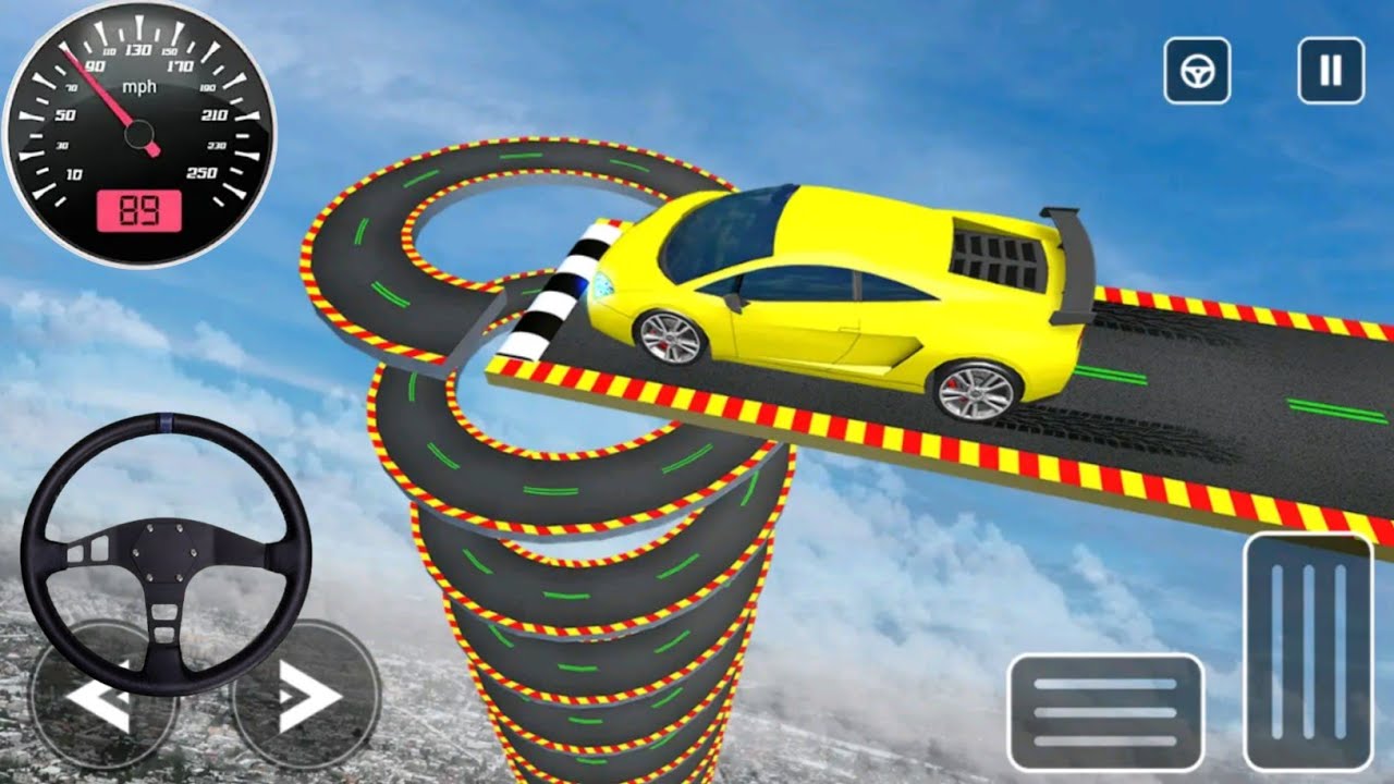 Extreme Car Ramp Stunts simulator 3D - GT Car Ramp Stunts  Driving Game - Android Gameplay