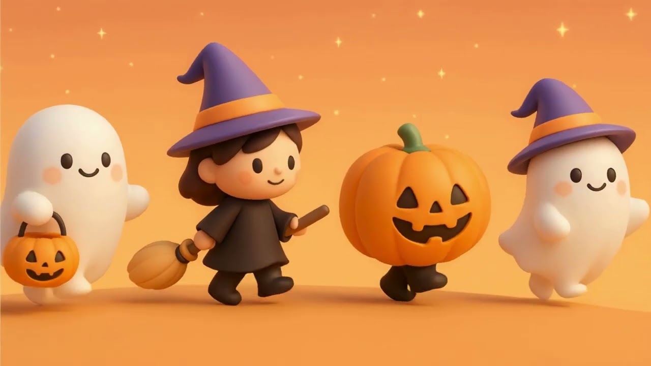 Bal u Duszka - Piosenka Halloween - Śpiewanki Malowanki - Wesołe piosenki dla dzieci po polsku