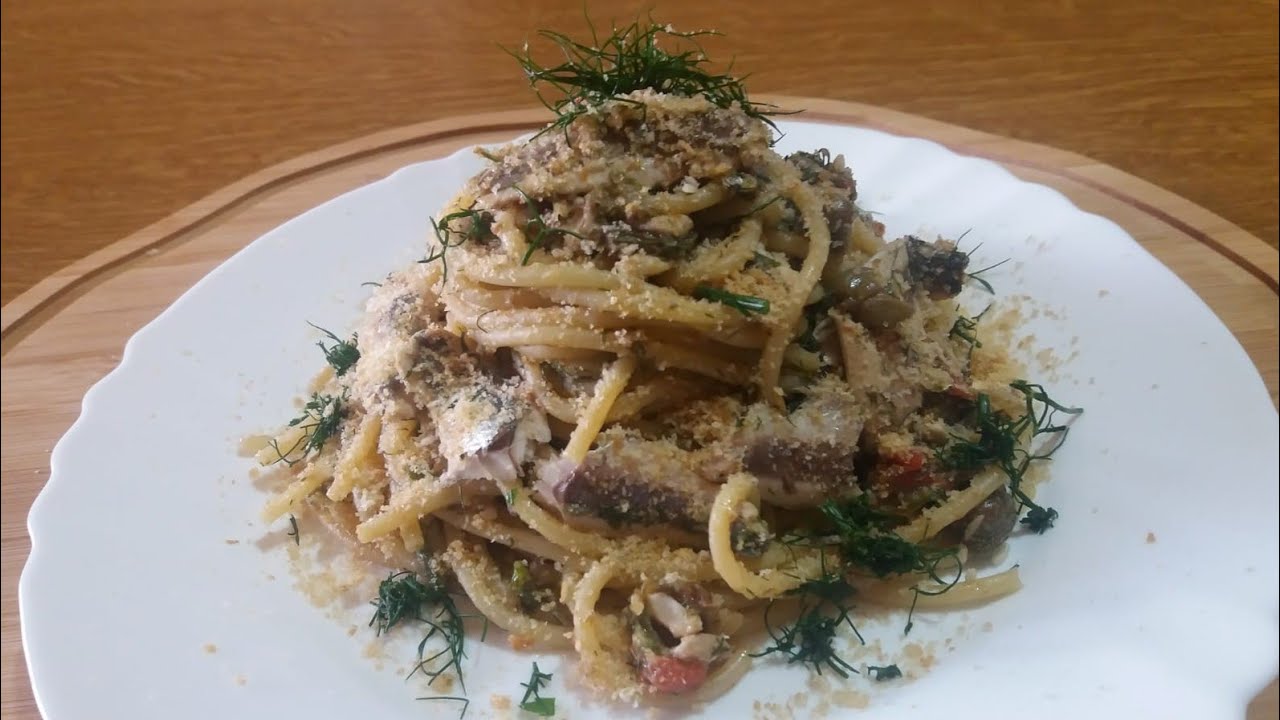 Pasta con alici e finocchietto selvatico...ricetta Siciliana(una bontà)