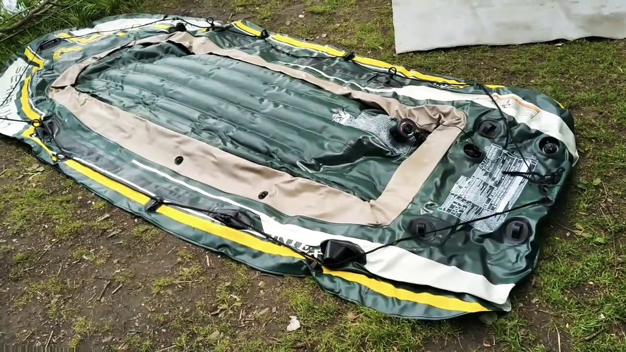 ОБЗОР ЛОДКИ SEAHAWK-4 с мотором ХАНКАЙ 3.5