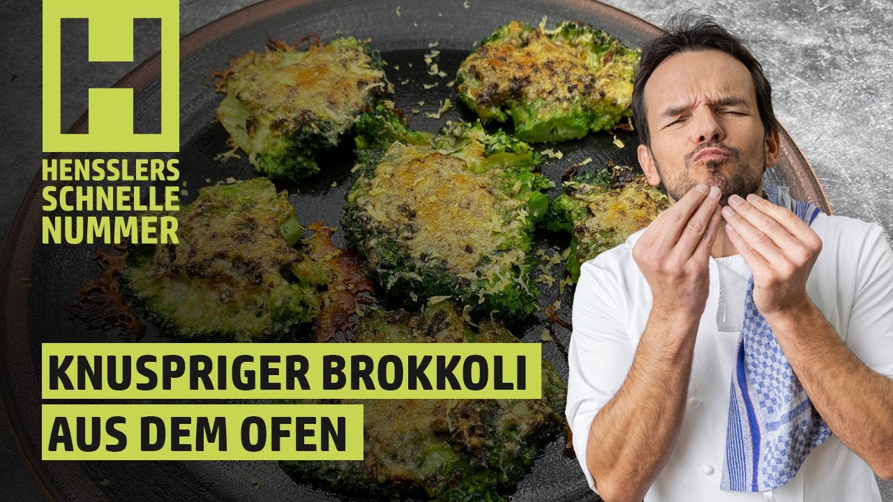 Schnelles Knuspriger Brokkoli aus dem Ofen Rezept von Steffen Henssler