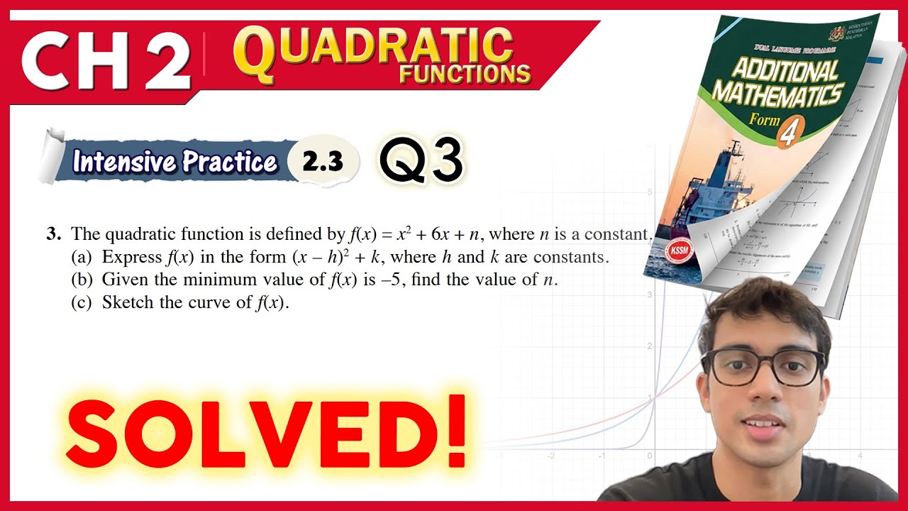 Intensive Practice 2.3 Q3  | Form 4 Add Maths Chapter 2
