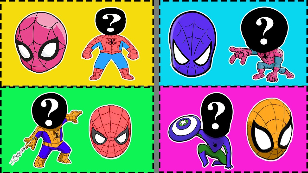 Which Spider-Man Is It? 💥 | Superhero Guessing Game 🕸️ | Spider-Man Fun Animation