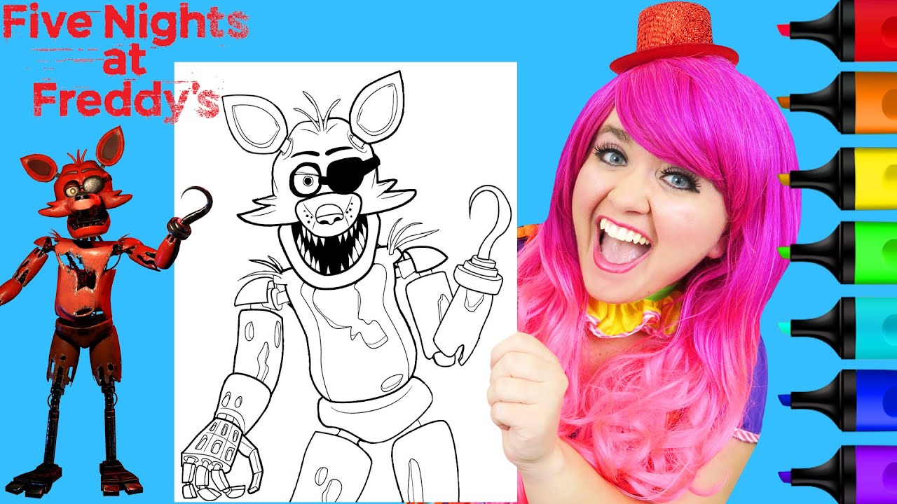 Coloring Five Nights at Freddy's Foxy