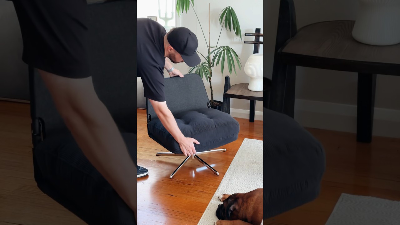 unboxing and styling IKEAs relaunched &ldquo;anti-stress&rdquo; chair from their 1967 catalogue 🤩🪑