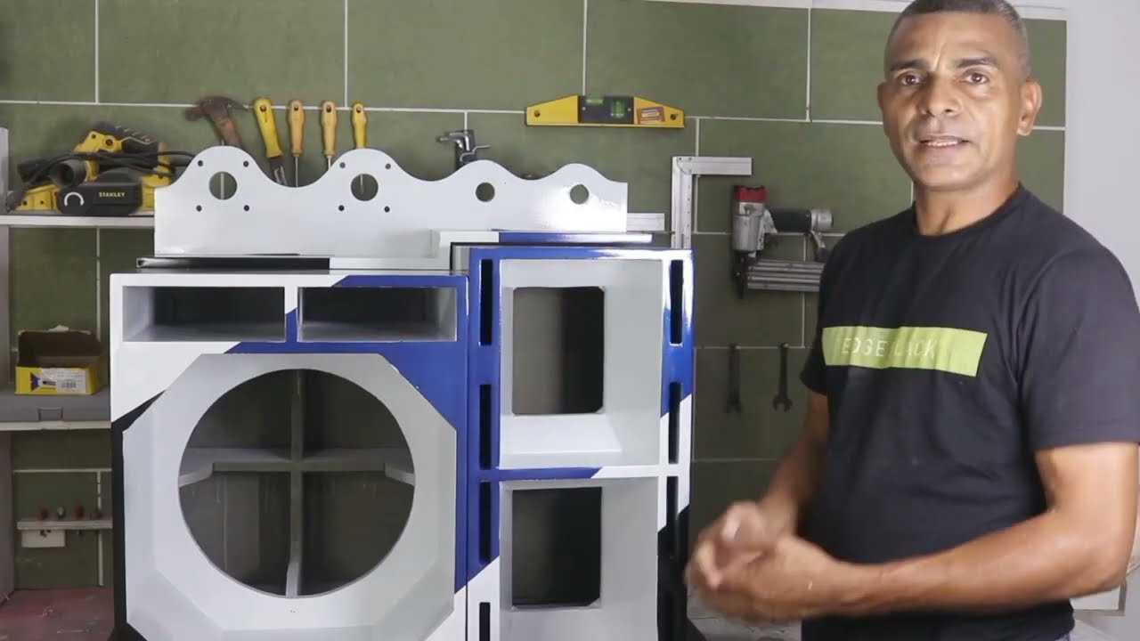 Como fazer caixas de som // ARISTENE  // FALANTE 15 E 10 PL