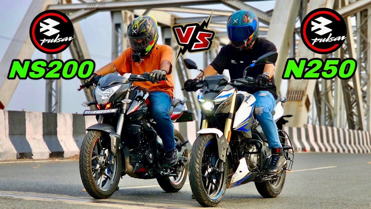 2024 BAJAJ PULSAR N250 vs NS200 | DRAG RACE | TOP SPEED | Detailed Comparison