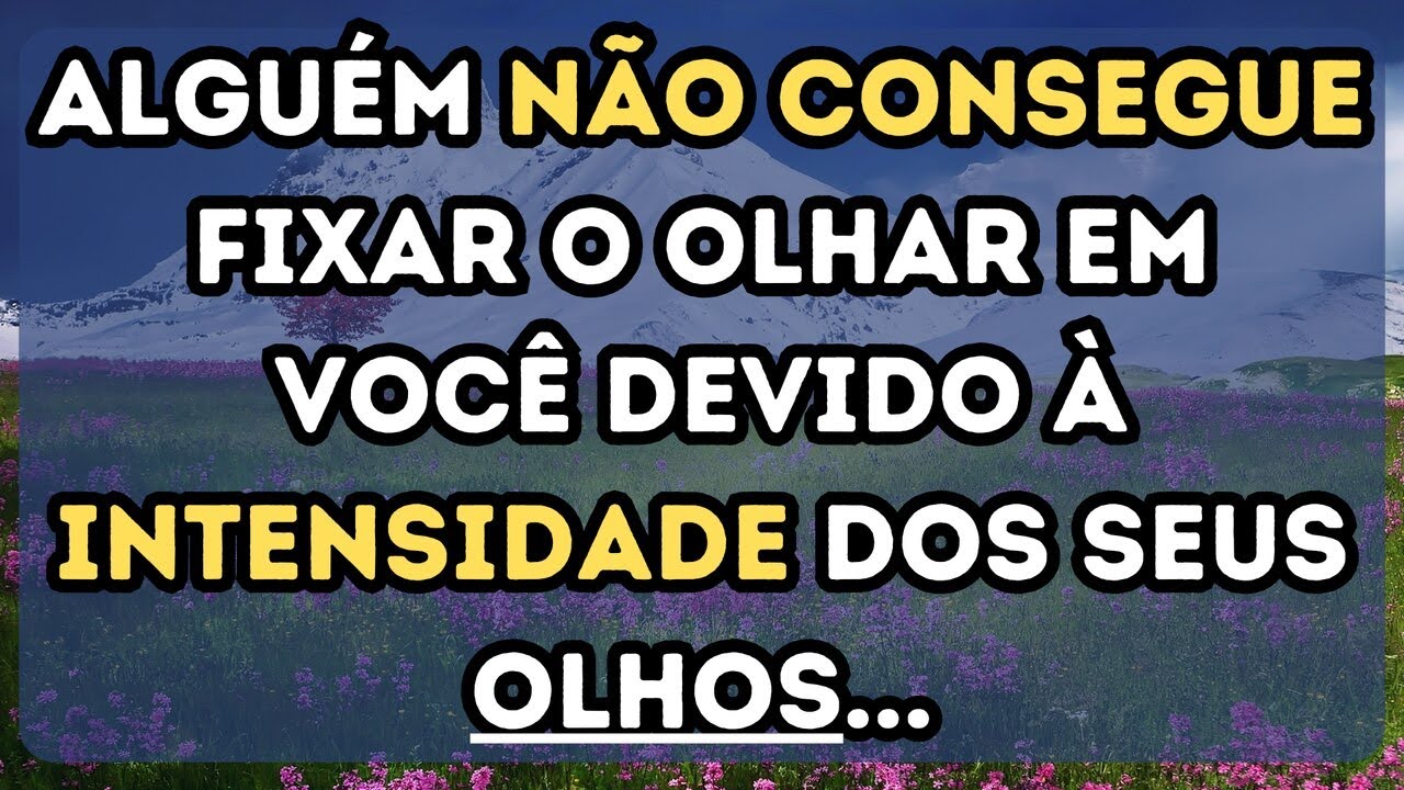 ❤ Alguém que você conhece não pode olhar para você porque seus olhos estão...