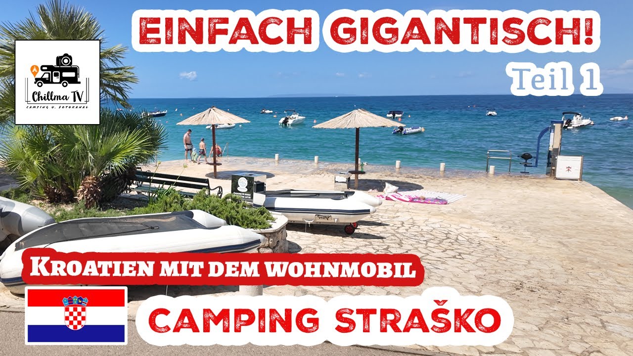 Camping Strasko 🇭🇷 großer Campingplatz in Kroatien mit Pool - Familienfreundlich - Hundefreundlich