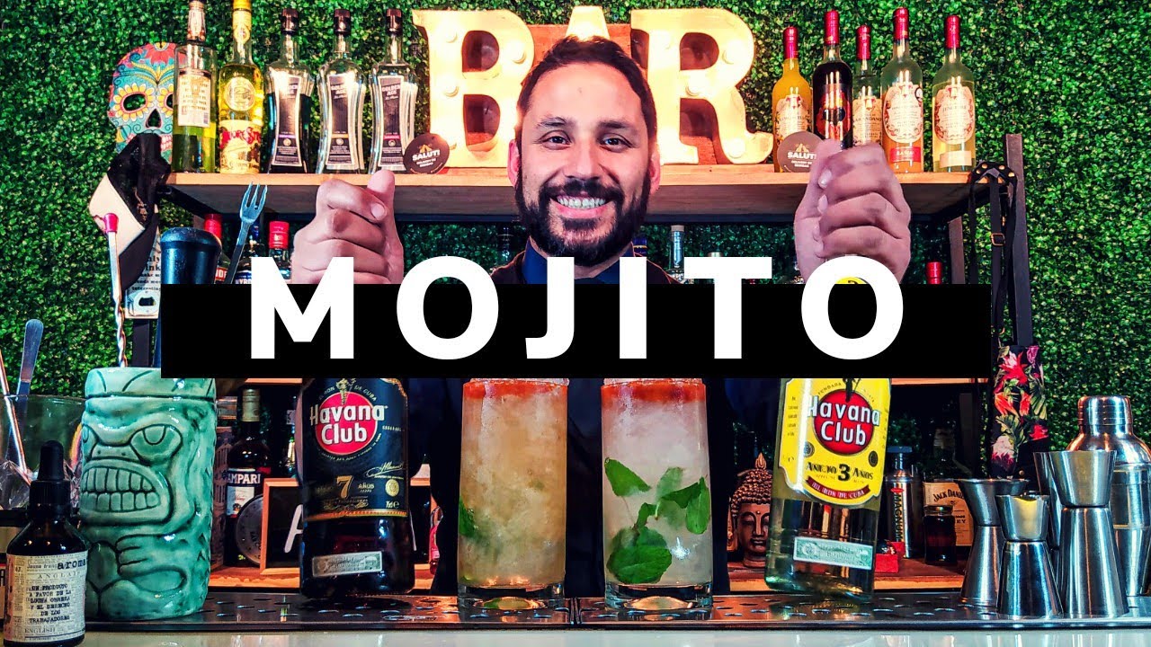 MOJITO CUBANO + GOLDEN MOJITO / TUTORIAL / BARTENDER / RECETA MOJITO