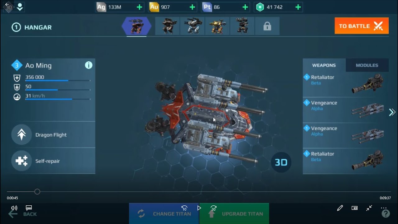 war robots buying Ao ming titan