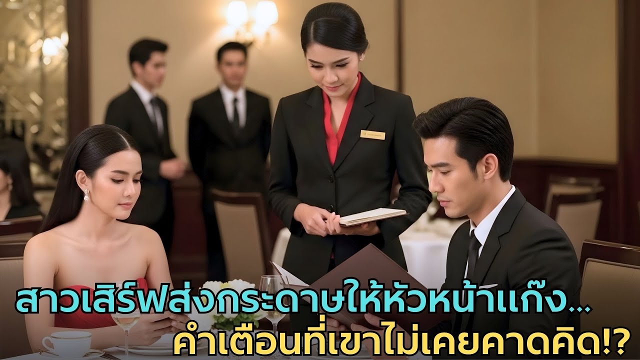 สาวเสิร์ฟแอบยื่นกระดาษให้เจ้าพ่อมาเฟีย — 'แฟนของคุณขายคุณแล้ว พวกมันอยู่ในตำแหน่งแล้ว! |แฟนสาวทรยศ