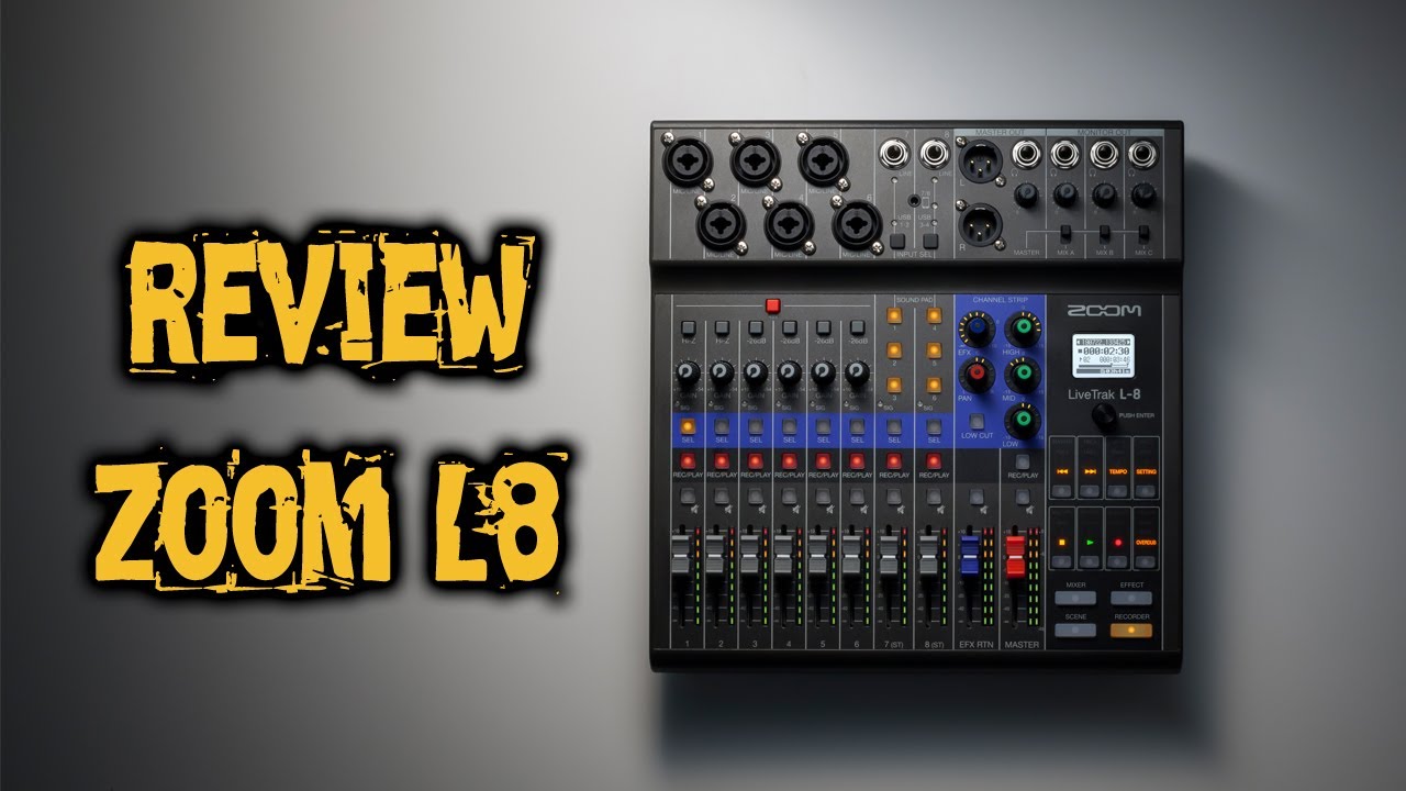 Review Mesa de Som Zoom Mixer LiveTrak L8