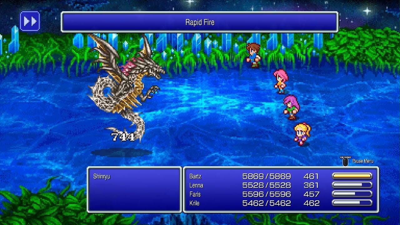 FFV Shinryu Defeated in Less Than 1 Minute