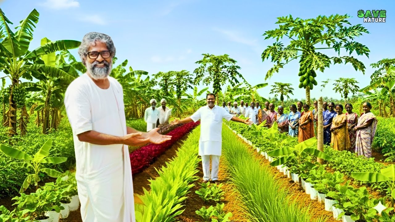 ఒక్క ఎకరం… లక్షల ఆదాయం! | విజయరామ్ సౌభాగ్య మోడల్ (Live) #Savenature