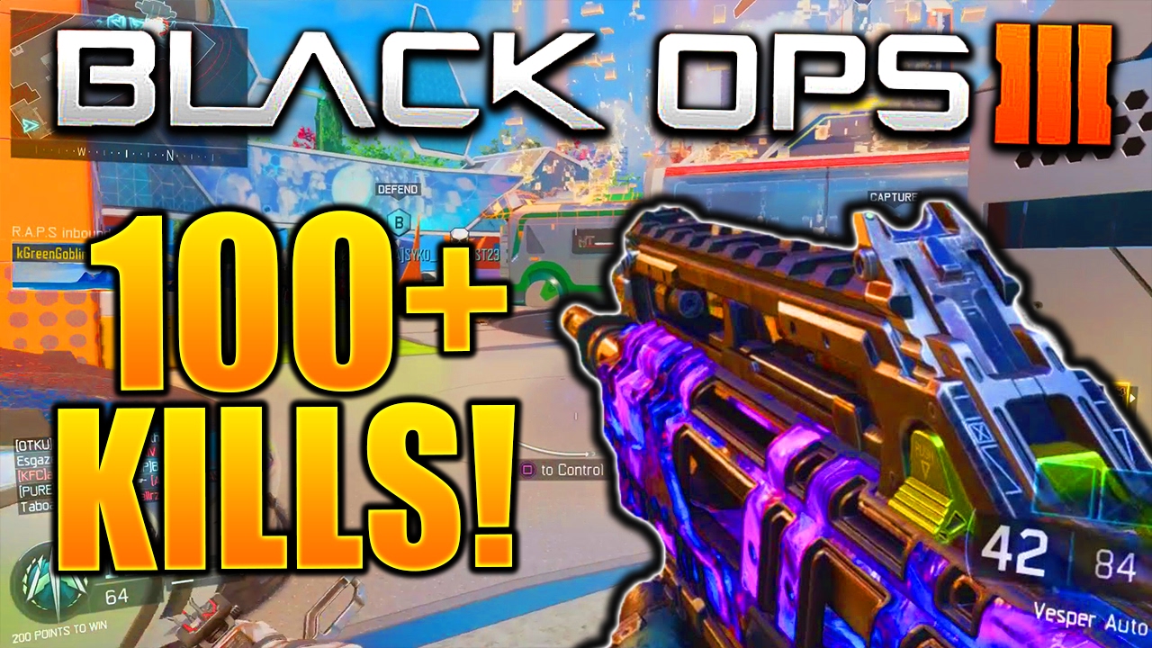 BLACK OPS 3 GOD GUN 100+ KILLS LIVE! VESPER IS STILL A GOD GUN IN COD BLACK OPS 3!