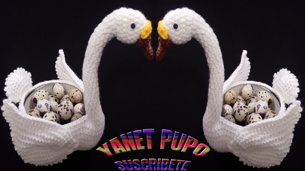PASO A PASO PARA TEJER CISNE PORTA HUEVOS
