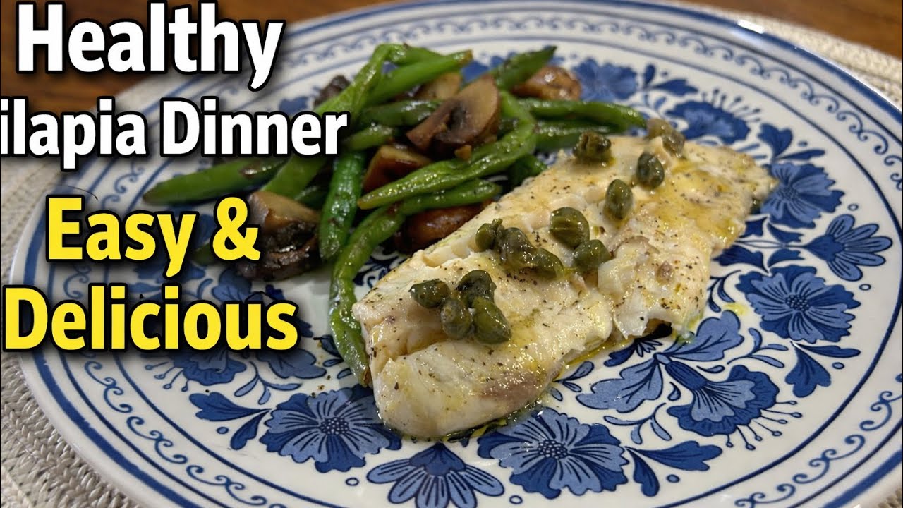 Easy Lemon Tilapia with Capers | Healthy & Quick Pan-Seared Fish Recipe