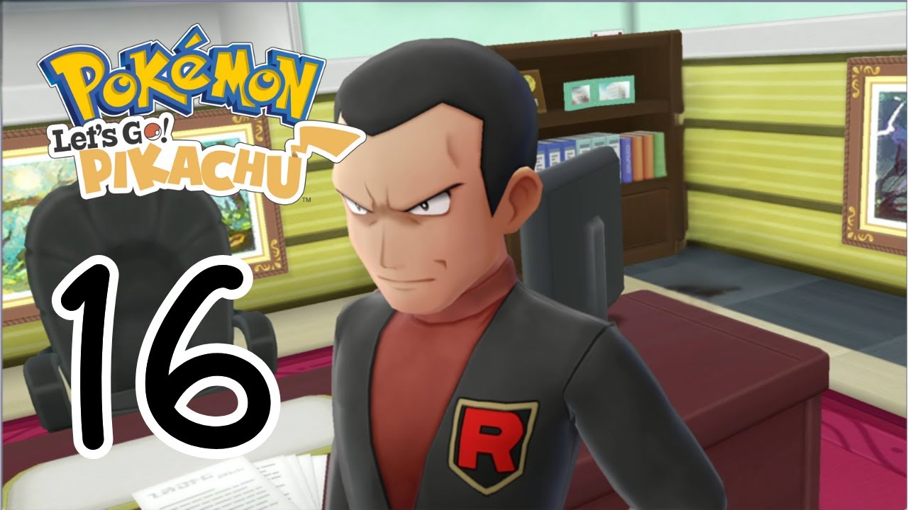 Giovanni Boss Fight - Pokemon Let's Go Pikachu - Part 16