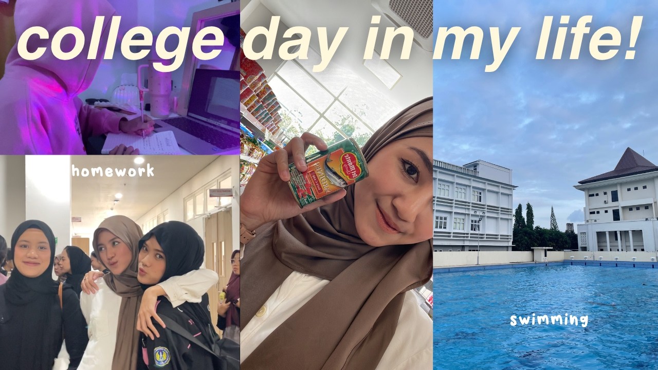 A Day as a Cosmetology Student 💕 | Mahasiswa Tata Rias & Kecantikan Vlog ✨