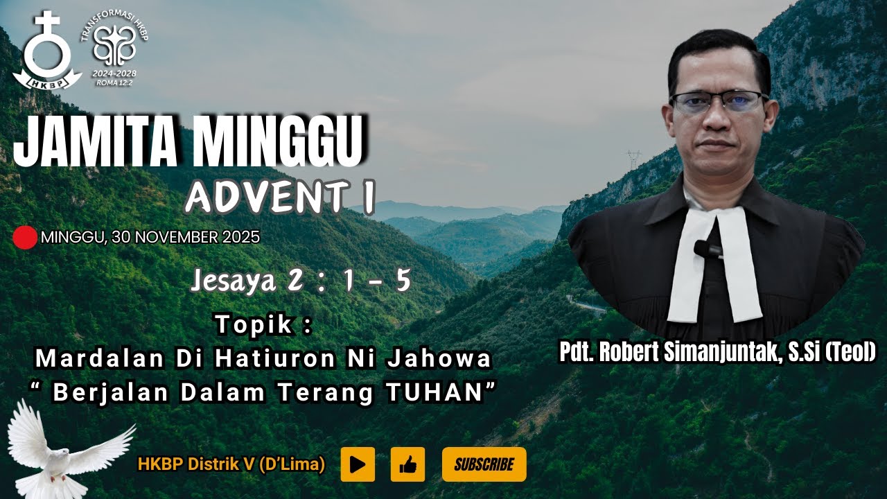 Jamita Minggu Adevent 1 | Jesaya 2 : 1 - 5